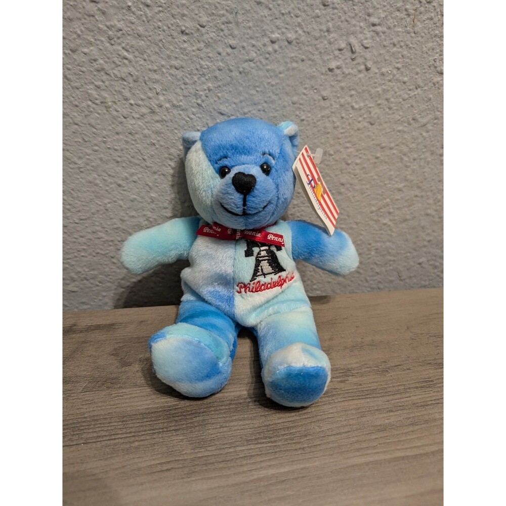 Symbolz Philadelphia City of Brotherly Love Souvenir Beanbag Bear Plush 2001